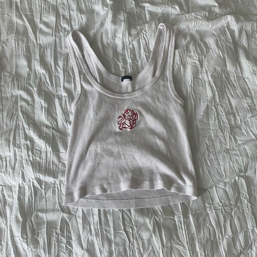 Brandy Melville devil crop top